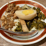広州市場 - 夕食セットの魯肉飯