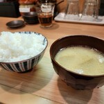 Tonkatsu Aoki - ご飯と豚汁です。