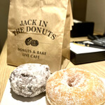 JACK IN THE DONUTS - (左)オリボーレン　(右)極みドーナツシュガー