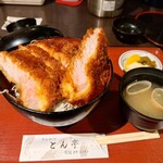 とん亭 - 会津こだわり丼(1500円)