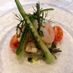 Gentillesse KOMACHI - 綺麗な盛り付けの海鮮と野菜のコラボ