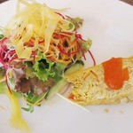 ガーデン＆クラフツ カフェ - ('13/8)彩サラダとオムレツ