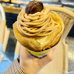 クレープリー・アルション - マロンクレープ(*´꒳`*)♡(¥700円)
