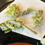 郷土料理ともん - ふきのとう　タラノメ　行者ニンニク　byまみこまみこ
