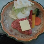 レストラン 白煉瓦 - 牛陶板焼き