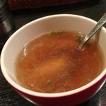 Eberesuto fudo - タージマハールセットのスープ