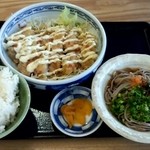 Izumo Soba - チキン南蛮定食（冷たいそばに変更）
