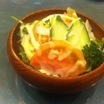 ビリヤニランチ（2,000円）のグリーンサラダ