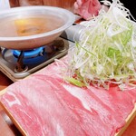 たん焼き 木むら - 牛タン葱しゃぶしゃぶ