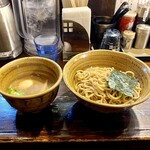 つけ麺 えん寺 - ベジポタ味玉入りつけ麺(極太胚芽麺)