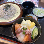 Goyou Sushi - ミニ丼とざる蕎麦セット