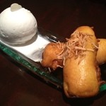 アユンテラス - バナナ天ぷらとココナッツアイスが出逢った！