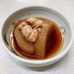 ゆたか食堂 - アラのアラで炊いた大根　めっちゃ旨！