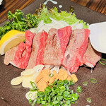 ステーキダイニング あさひや - 和牛あぶり刺し