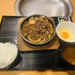Sugimoto - すき焼き定食 肉1.5倍