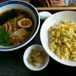 中華飯店ジャン - ラーメン＋半チャーハンセット