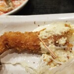 ろばた　仁 - 大きいエビフライ