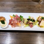 創作イタリアン Gemelli - 前菜4点盛り いただきます(^○^)