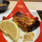 寿し あや瀬 - 銀ムツのカマ 幽庵焼き