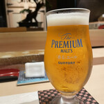 寿し あや瀬 - ザ・プレミアムモルツ　香るエール（６５０円）