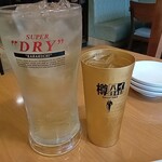 あたか飯店 - ハイボールメガとハイボール