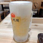 餃子とカレーザンギの店 点心札幌 - 中ジョッキ