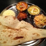 ランチCセット（エビ＆マッシュルーム、ベジタブル）