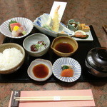 和楽庵かだん - 料理　：　今回は予約なしでしたので\1,500の和楽御膳にしました。