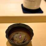 くるますし - ナマコ。 この触感には脳が混乱するほど驚きました。 食べたことのない料理がまだまだ世の中にはあるみたいです！