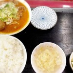Tompei Shokudou - もつ煮定食750円