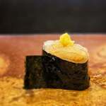 鮨 難波 - シロエビ。 これも富山だけのごちそう。