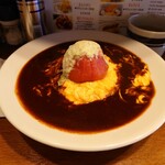 美味卵家 - オムハヤシ　トマトマリネ