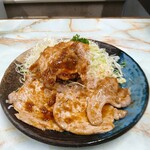 お食事 まるやま - 【リブロースしょうが焼】