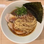 らーめん 鶏と〇〇 - ストレート中細麺