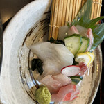 旬菜の味わい がら里 - 無理お願いしての刺盛り^ ^