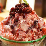 腰掛庵 - 木いちごとすぐりみるく（630円）（2013/6）
      