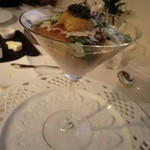 オーベルジュ 漣 - アワビ、オマール、北海ダコ、生帆立、キャビア、ウニ