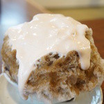 慈げん - 黒みつホイップきなこ（750円）・純氷（2013/3）