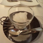 オーベルジュ 漣 - 口直し：八角のグラニテ