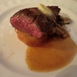 オーベルジュ 漣 - 肉料理：松阪牛ハラミステーキ