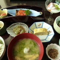 生簀割烹　海幸 - １日目の朝食