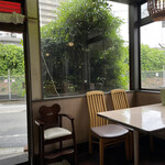 大勝軒 - 写真の線路がJR武蔵野線で.左側に駅があります