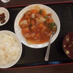 香菜園 - 酢豚定食
