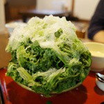 慈げん - 抹茶ミルク（800円）・天然氷（2013/6）