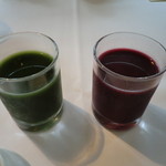 オーベルジュ 漣 - アサイージュースと青汁