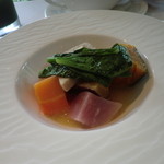 オーベルジュ 漣 - 箱根の温野菜盛り合わせ