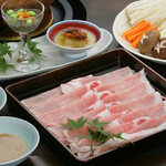 샤브샤브 아타고 - アグー豚のしゃぶしゃぶ