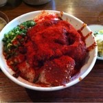 食堂エンドウ - 赤いマグロおおい丼