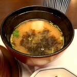 Kagonoya - 海苔のお味噌汁