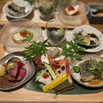 龍飛 - 八寸。当日16時までに要予約です。